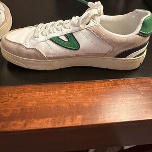 Tretorn Harlow Elite White and Green Sneakers